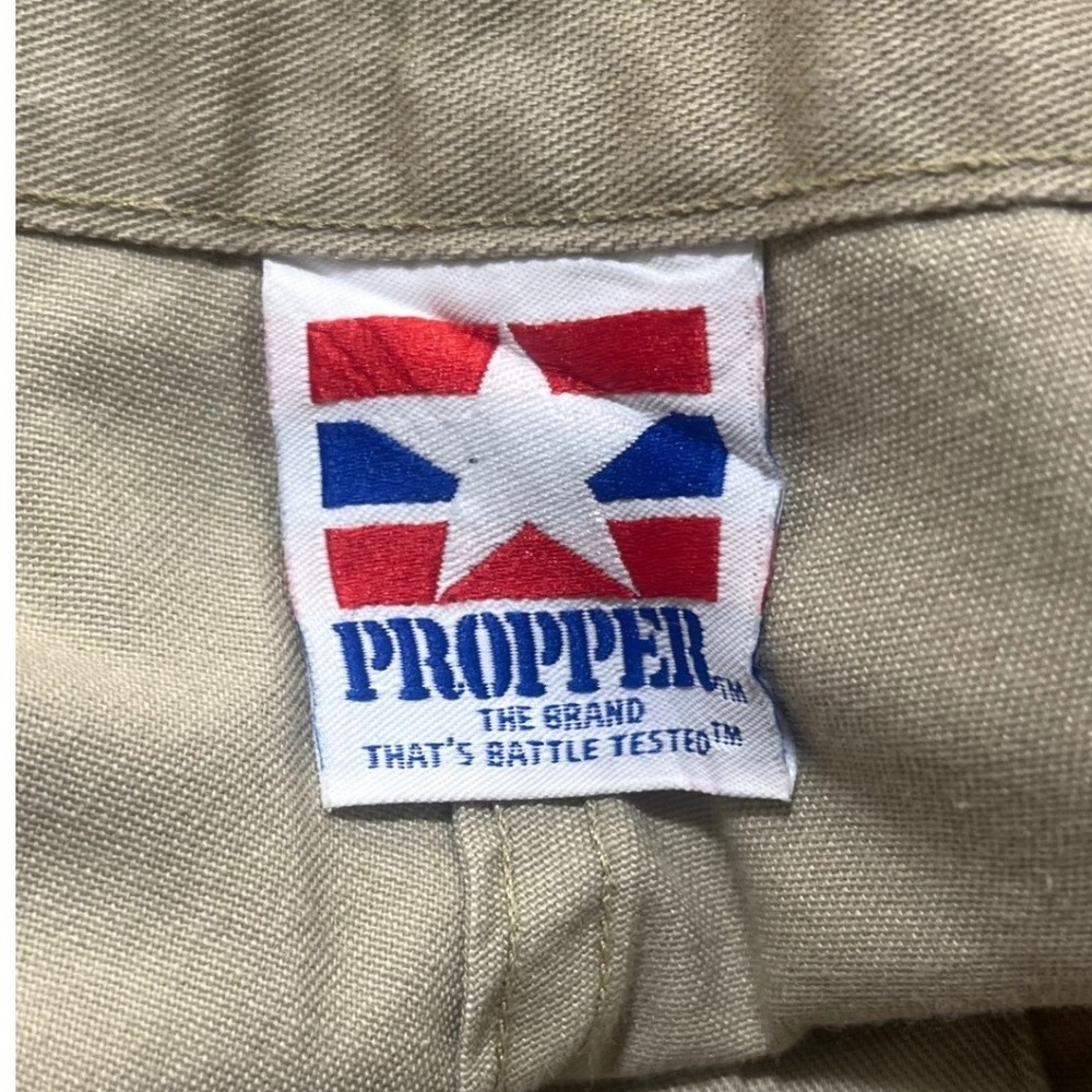 Propper Khaki Combat Trousers‎ Tactical Reinforced Knees Butt Size XL Men's - Picture 7 of 9